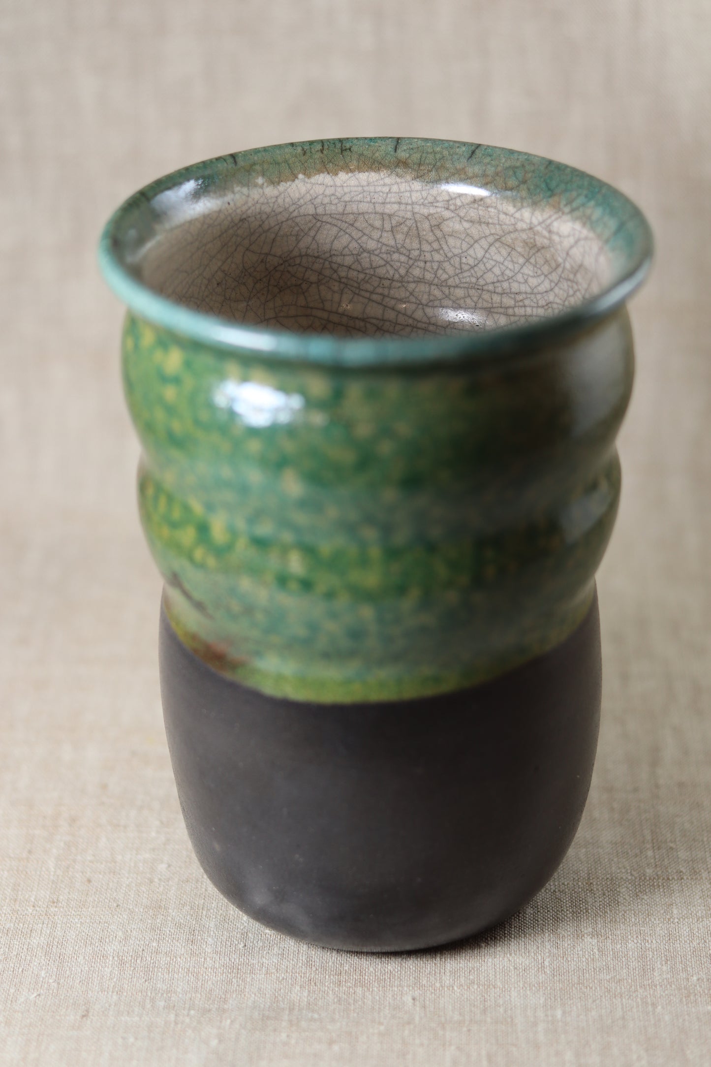 Raku Vase