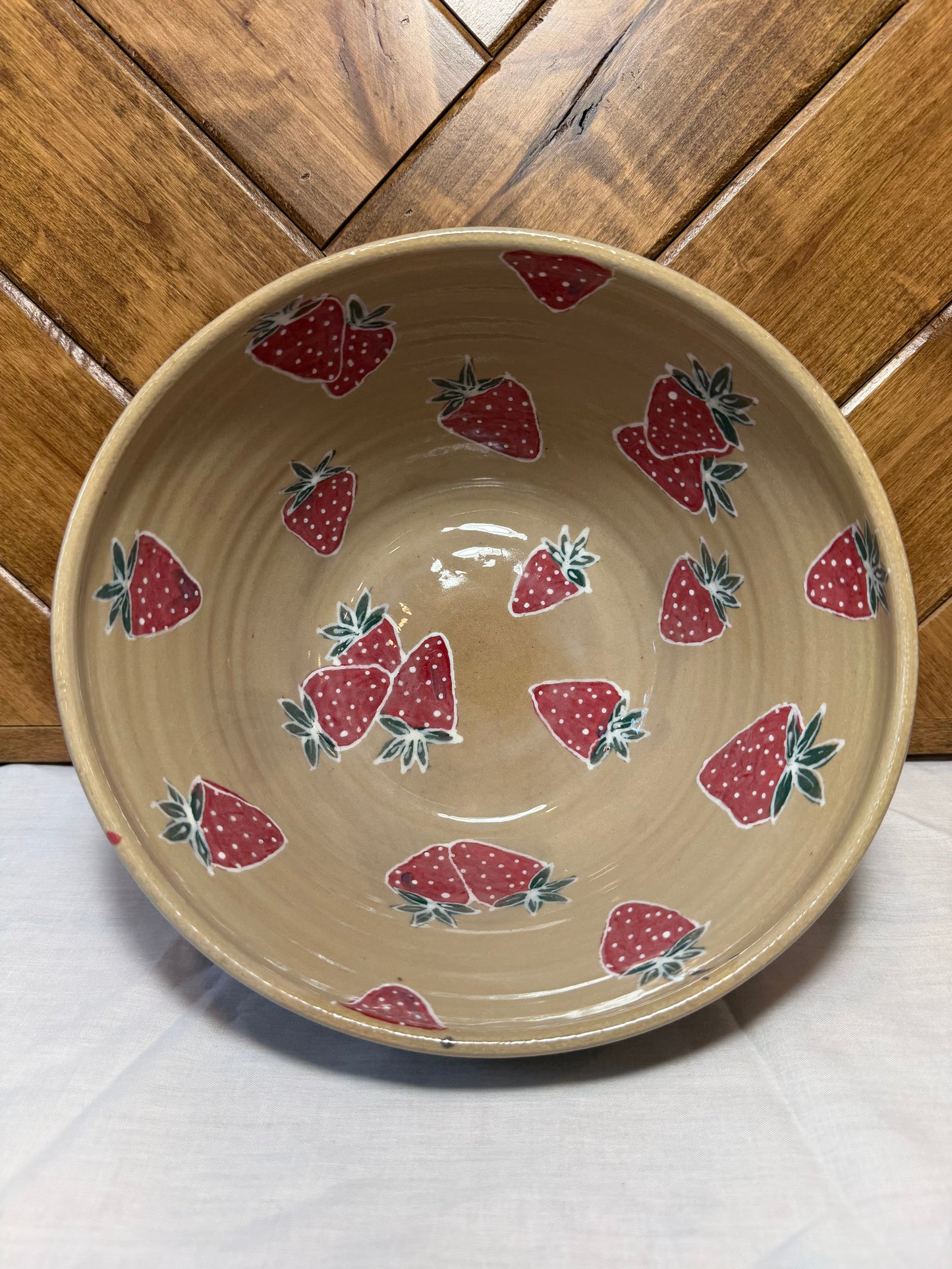 Strawberry Large Bowl