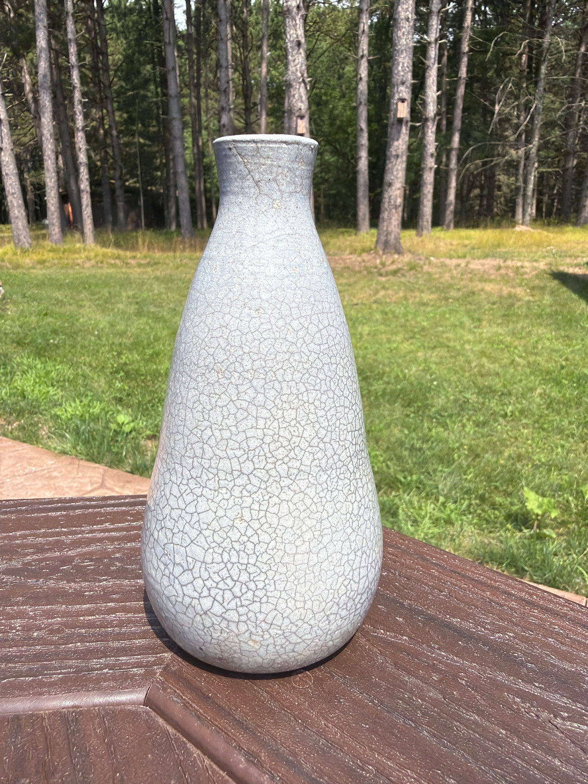 Raku Vase