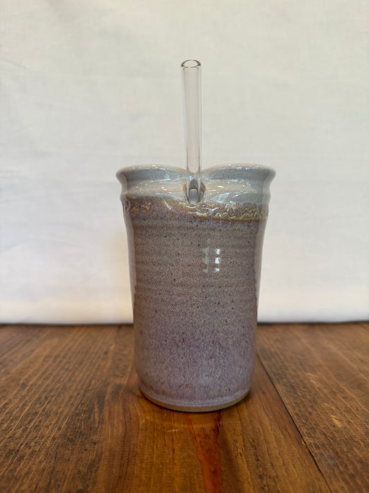Pretty Pink Straw Cup