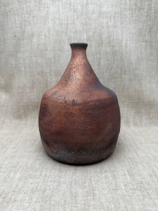 Raku Vase