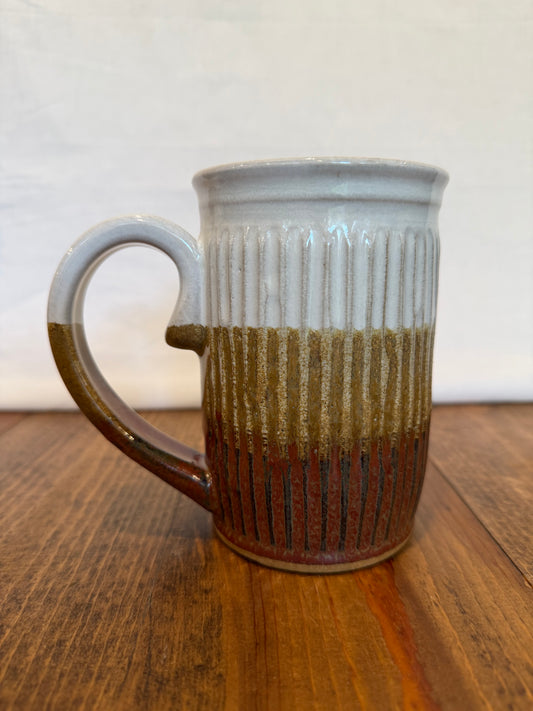 White to Iron Mug