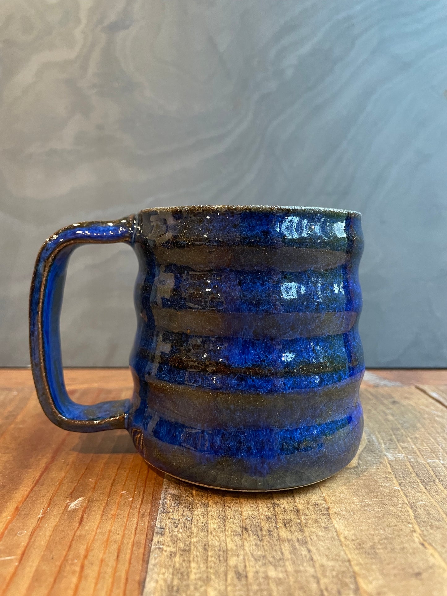 Blue Squared Mug