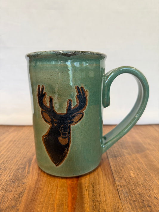 Green Whitetail Mug