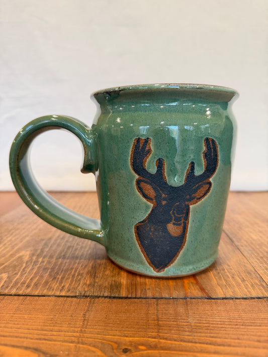Green Whitetail Mug
