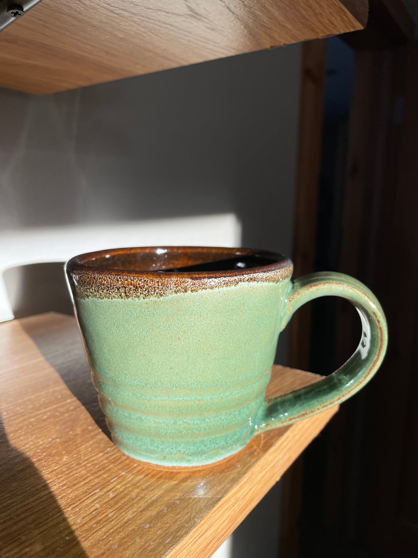 Earthy Green & Brown Mug