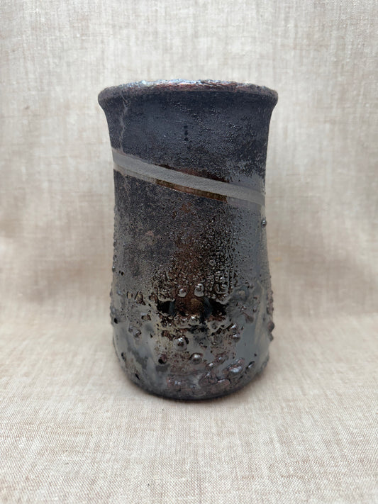 Raku Vase