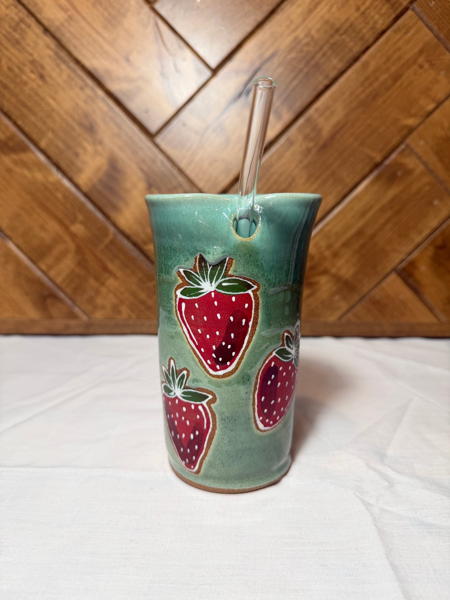 Strawberry Straw Cup