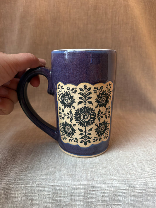 Cottage Core Flower Mug
