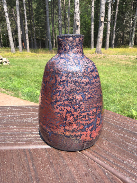 Raku Vase