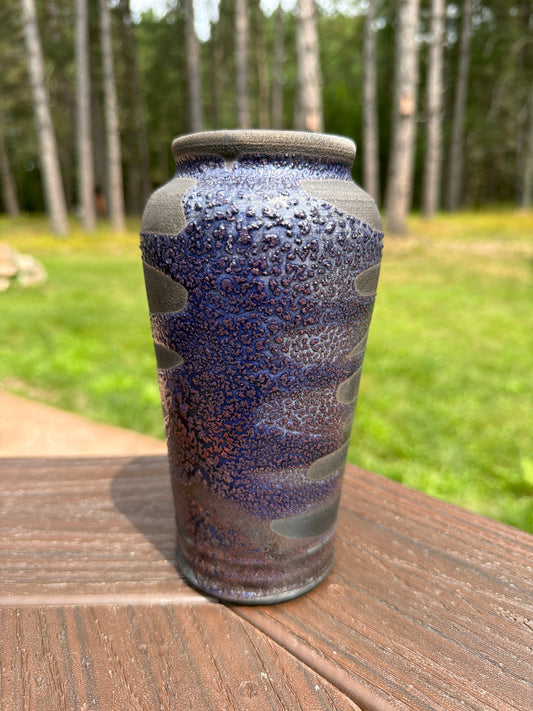 Raku Vase
