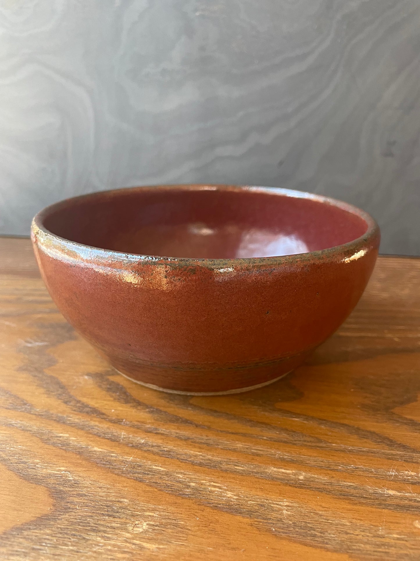 Iron Red Agate Bowl I