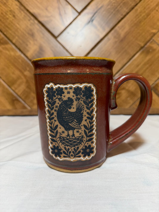 Cottagecore Chicken Mug