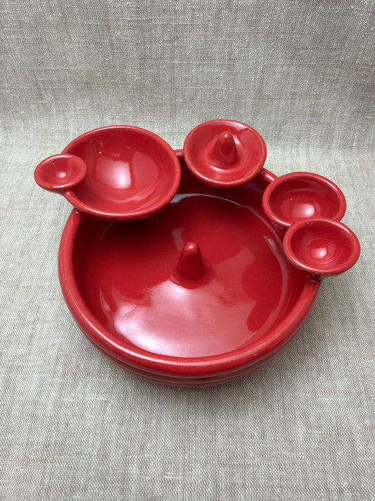Red Jewelry Dish