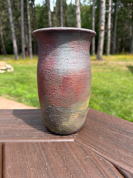 Raku Vase