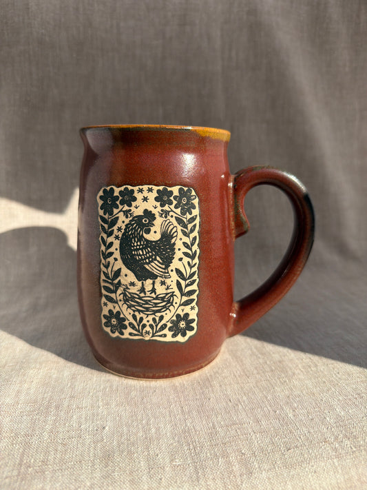 Chicken Cottage Core Mug