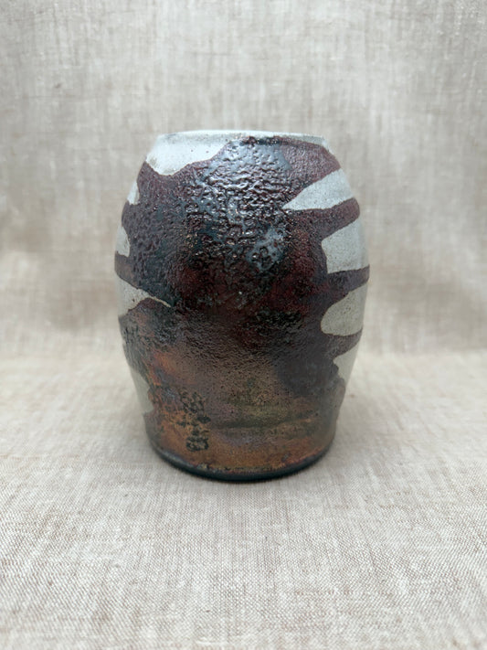Raku Vase