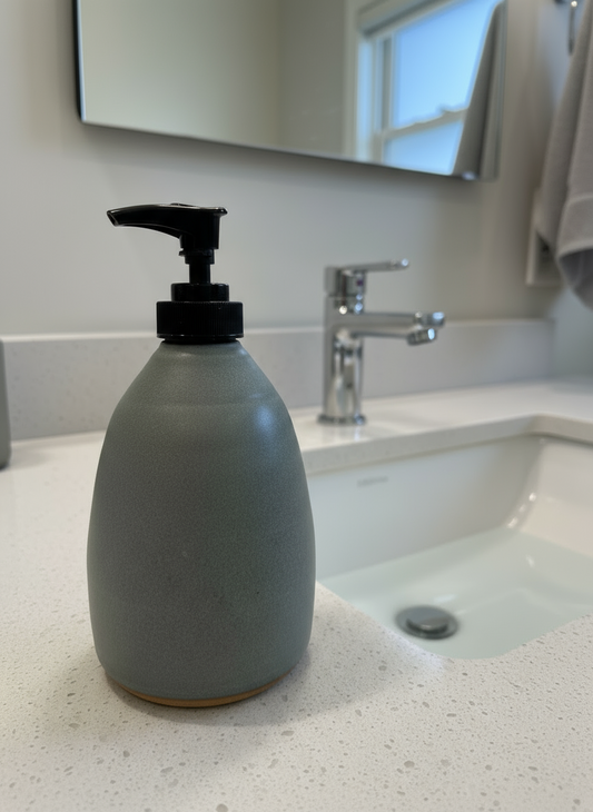 Matte Blue Soap & Lotion Dispenser
