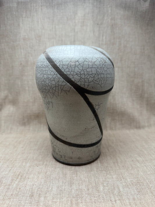 Raku Vase