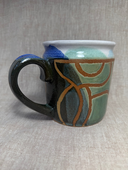 Groovy Tile Mug