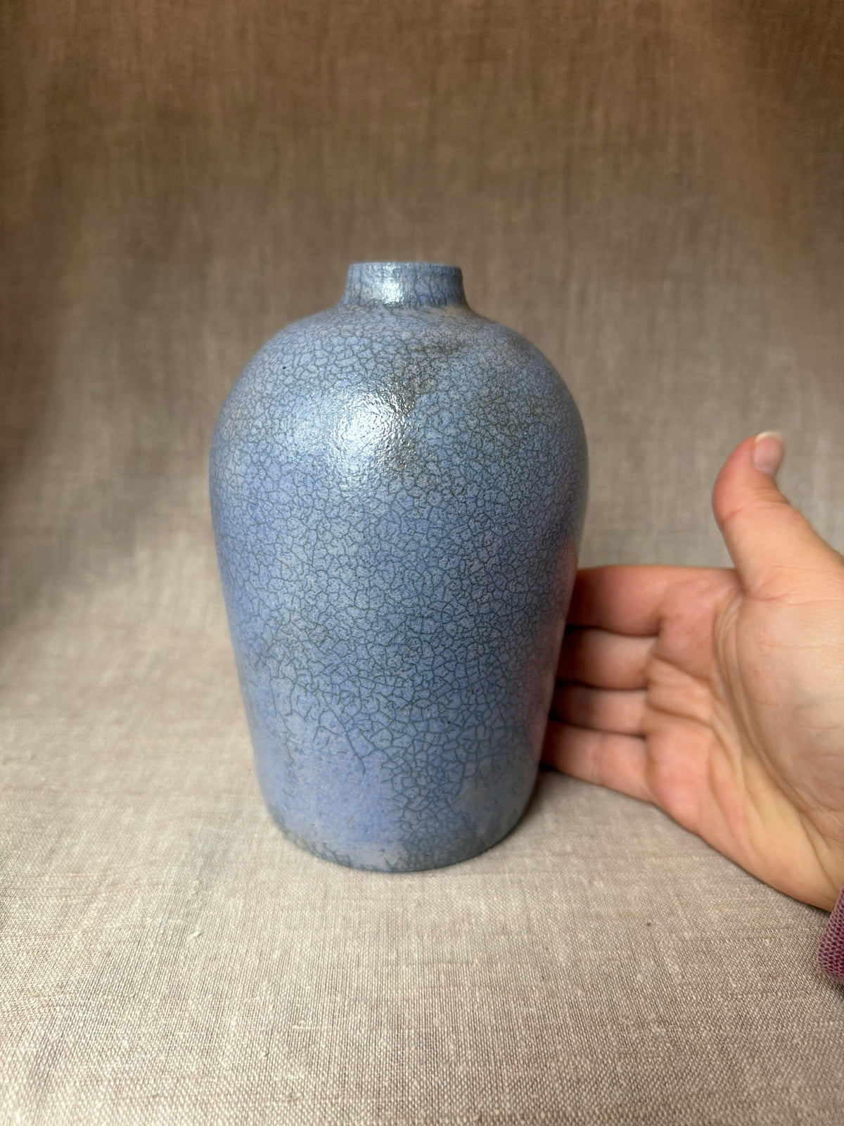 Raku Vase