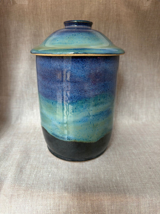 Northern Lights Lidded Container