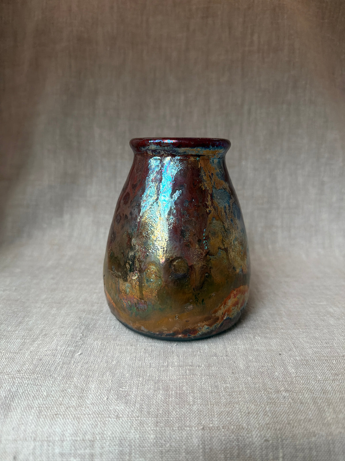 Raku Vase
