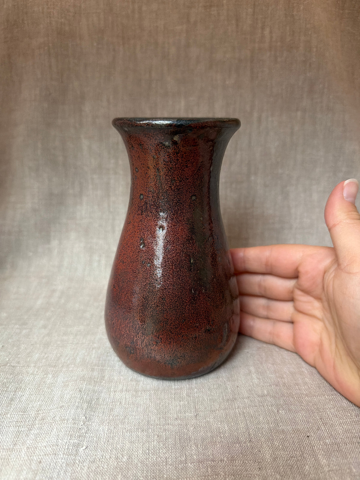Raku Vase
