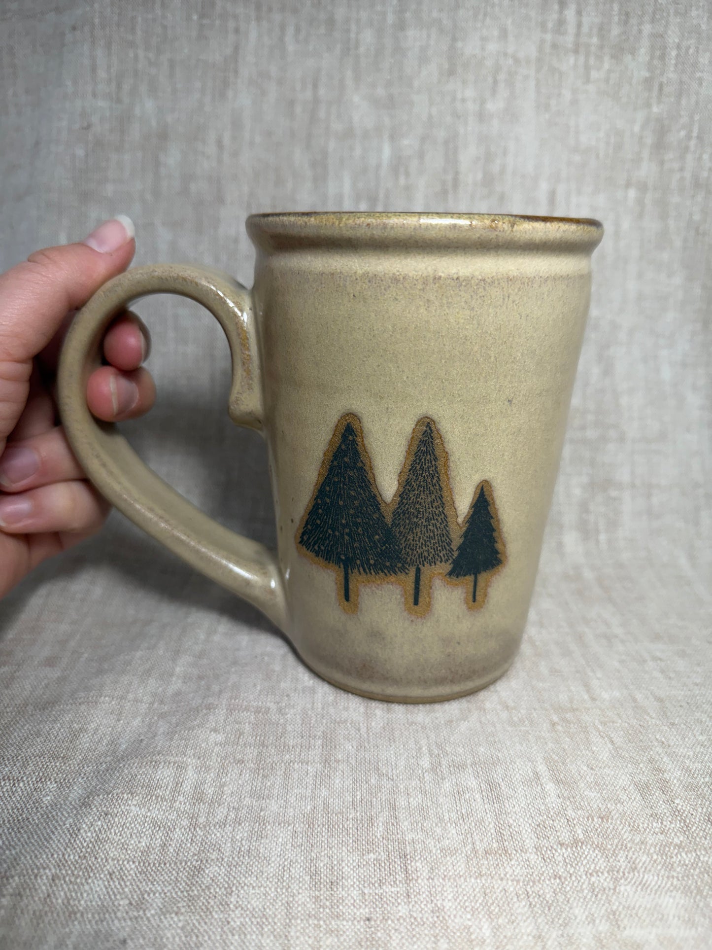 Creamy Big Tree Mug