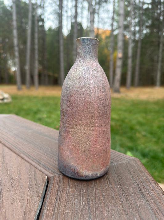 Raku Vase