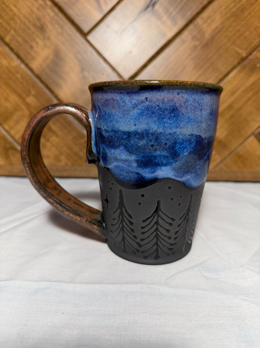 Northern Lights Tree Mug