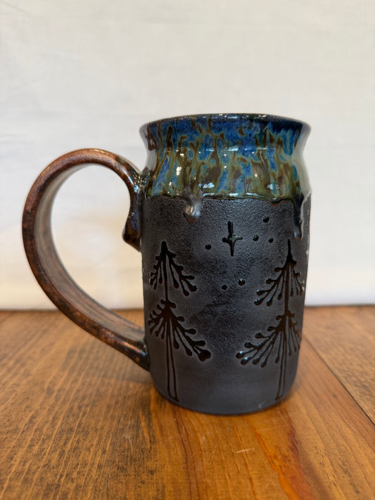 Square Northern Tree Mug