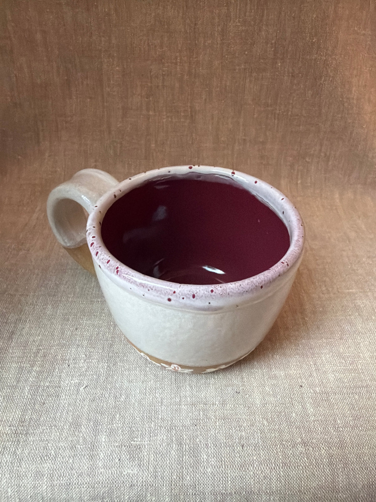 Short Flower Mug