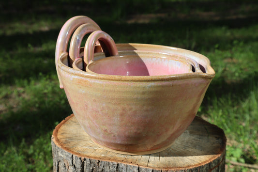 Perfectly Pink Mixing Bowl Set