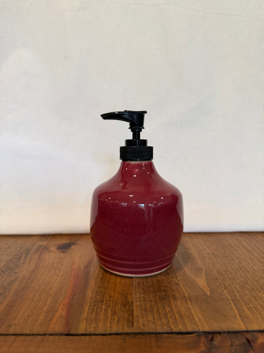 Dark Pink Soap & Lotion Dispenser
