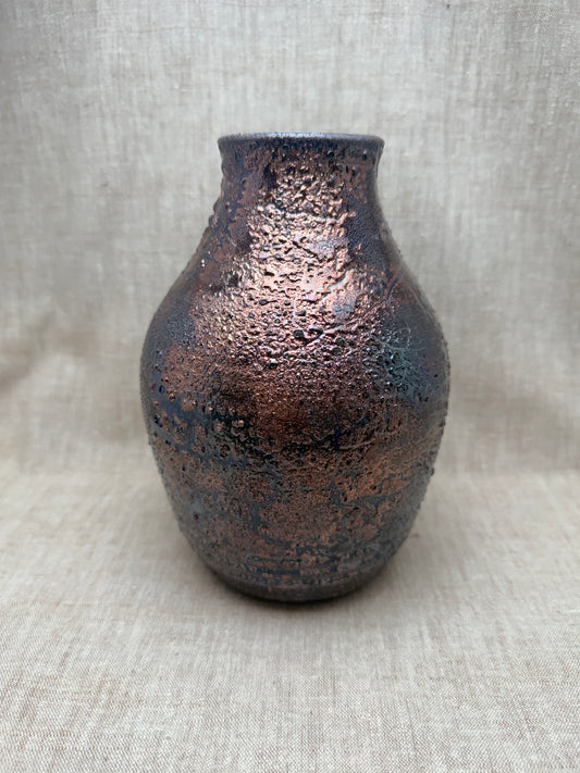 Raku Vase