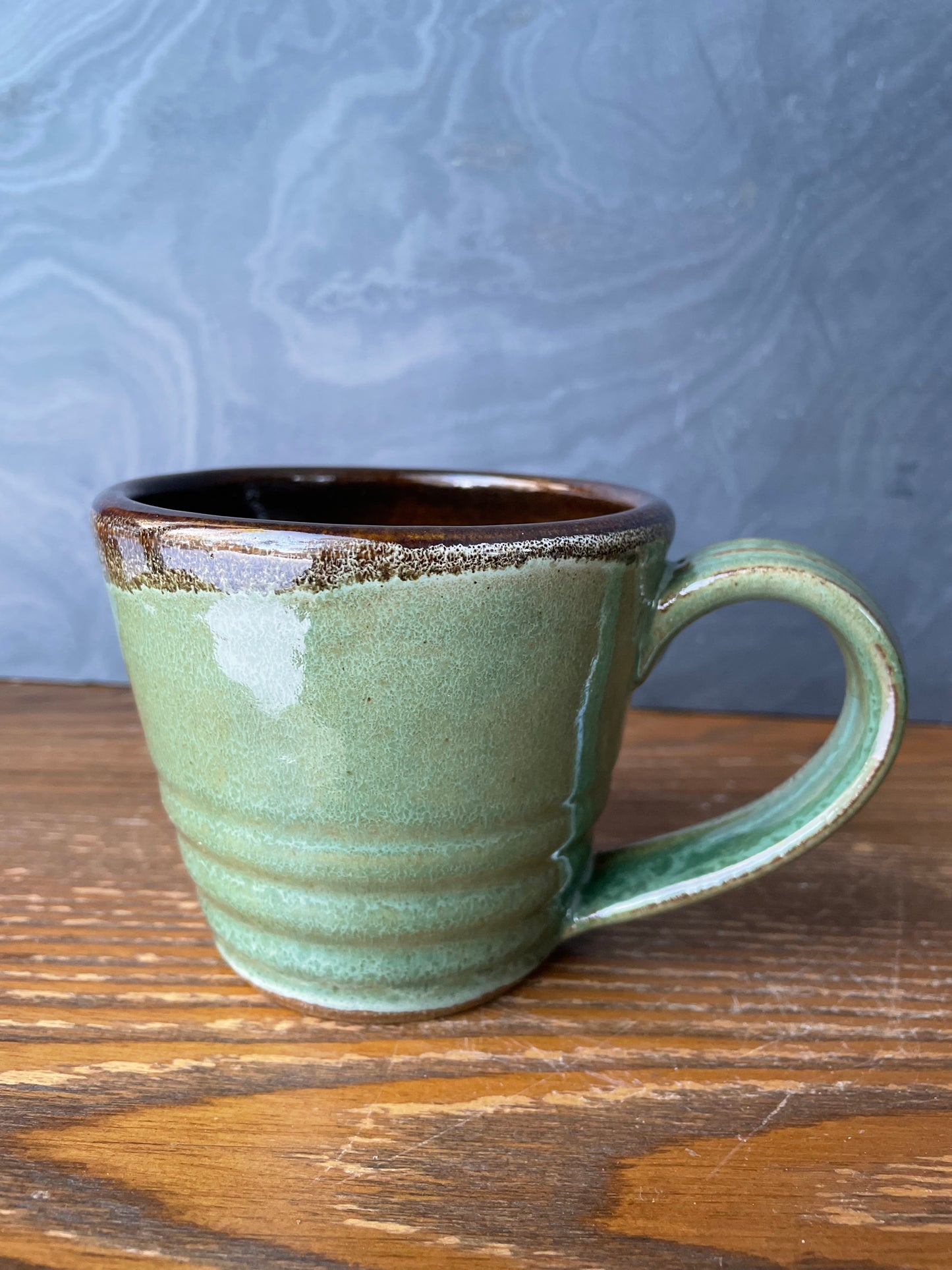 Earthy Green & Brown Mug