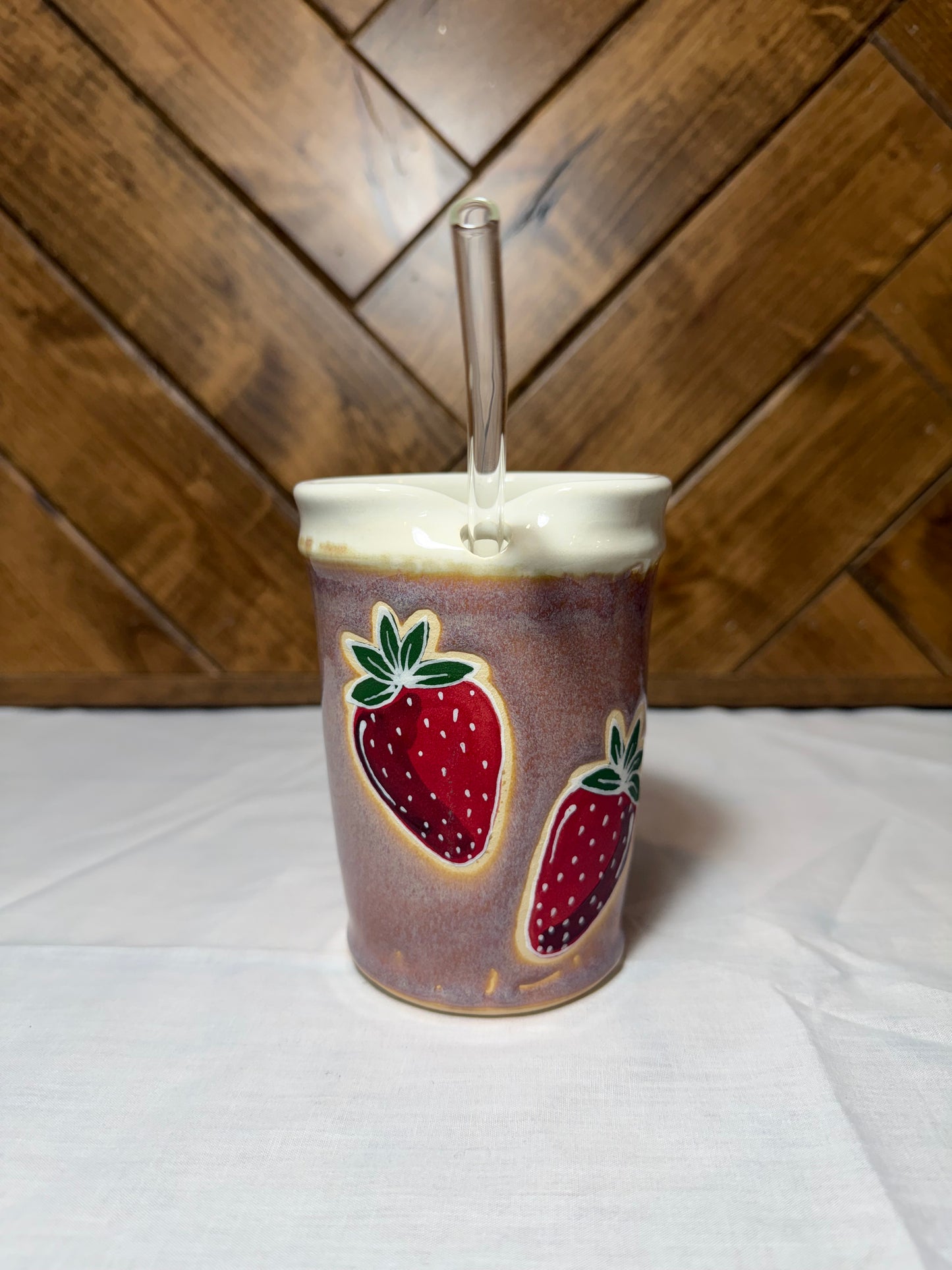 Strawberry Straw Cup