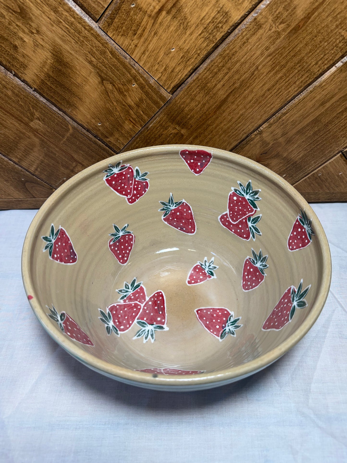 Strawberry Large Bowl