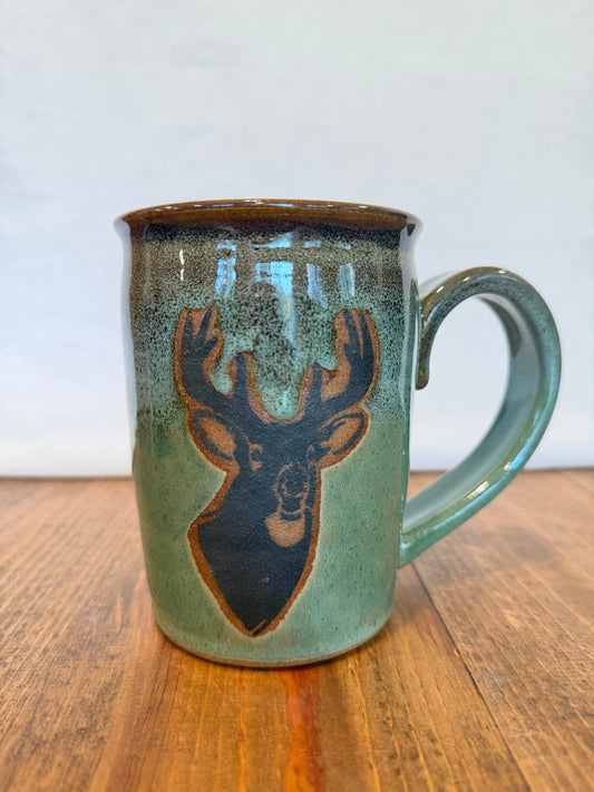 Green Whitetail Mug