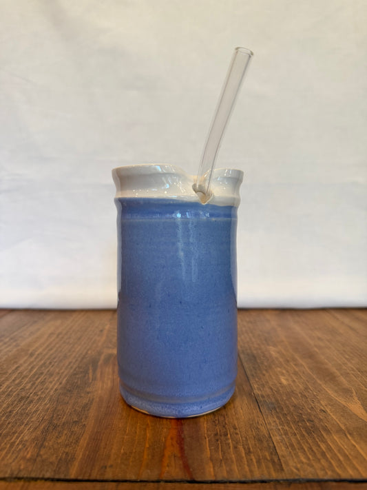 Periwinkle Blue Straw Cup
