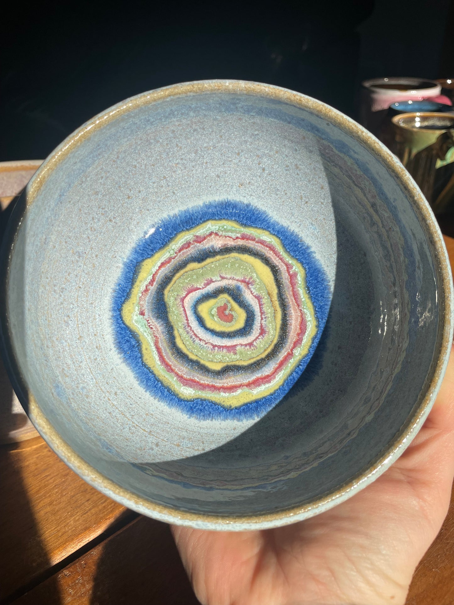 Light Blue Agate Bowl