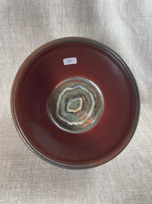 Iron Red Agate Bowl - D