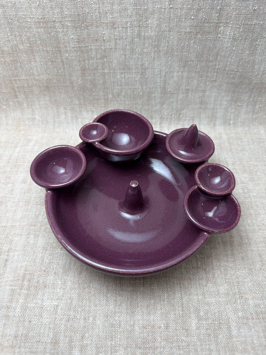 Purple Jewelry Dish