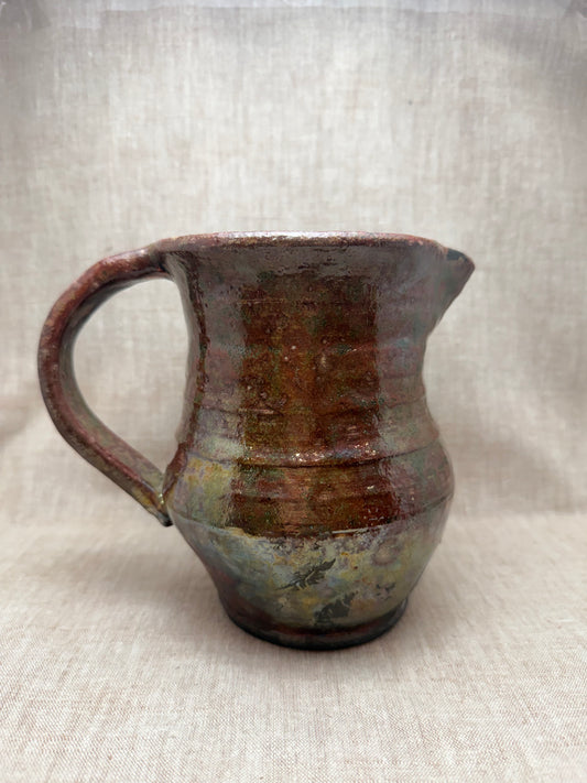 Raku Pitcher Vase