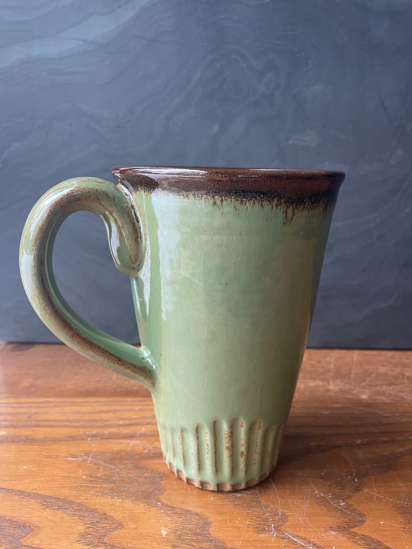 Green Trout Tall Mug