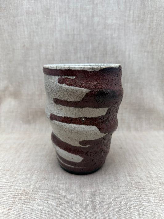 Raku Vase