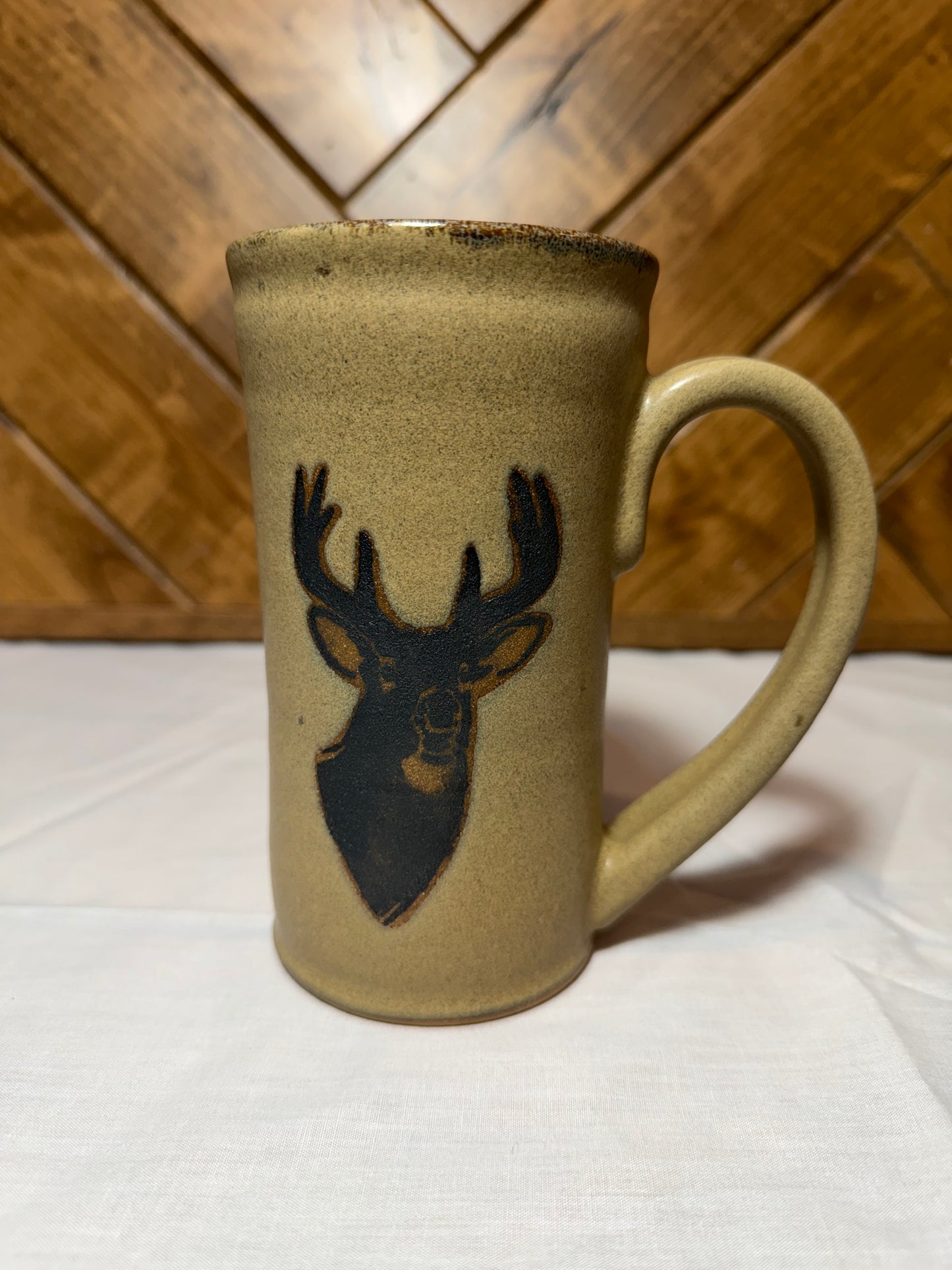 Tall Tan Whitetail Mug