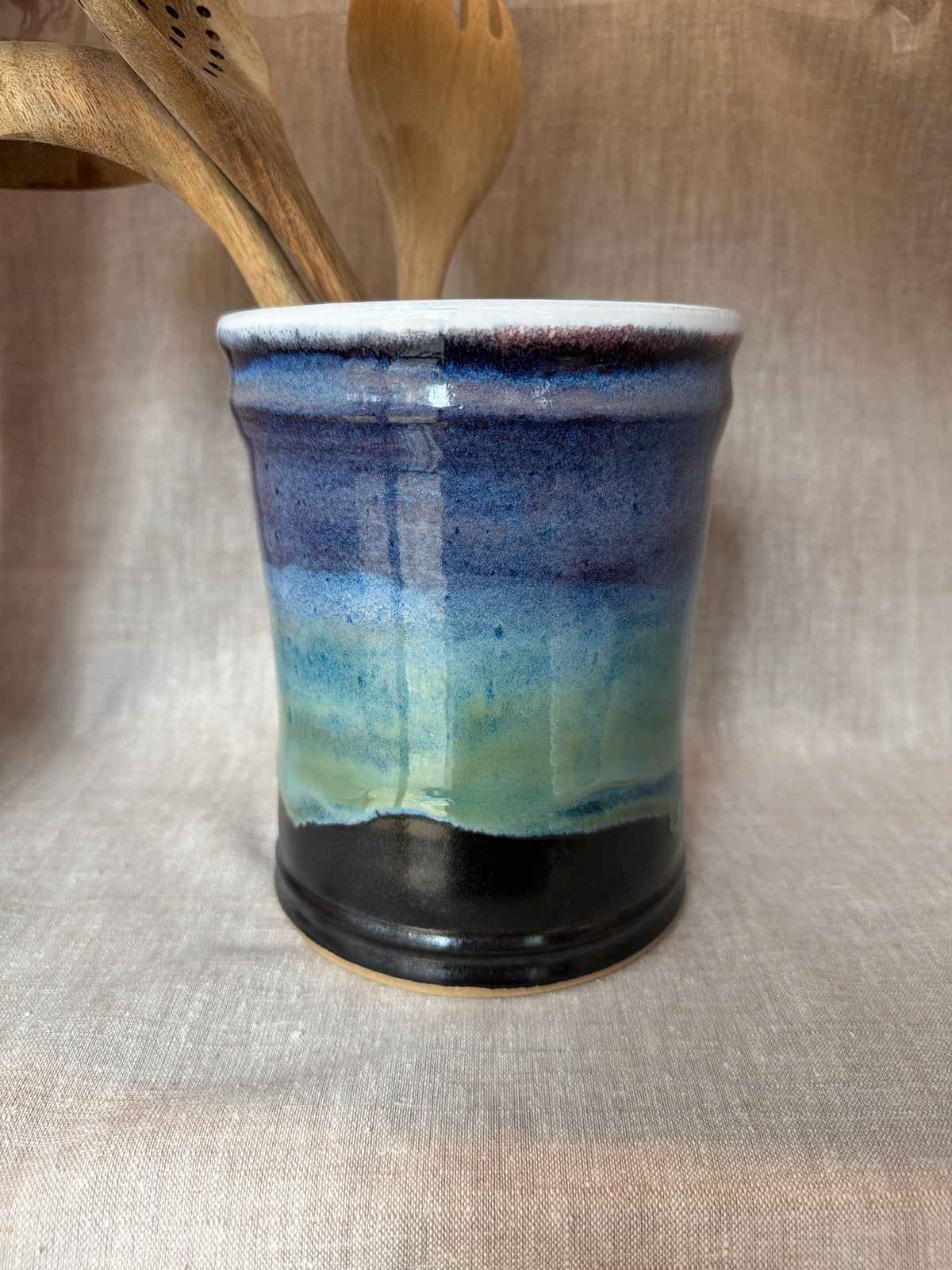 Northern Lights Utensil Holder