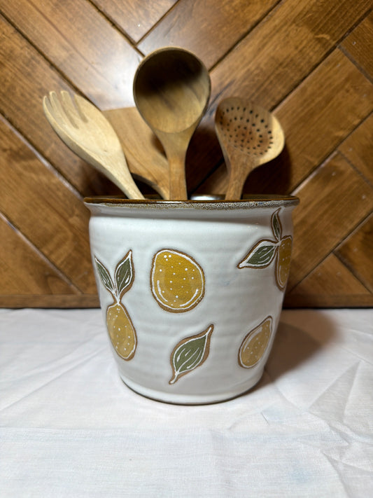 Lemon Utensil Holder